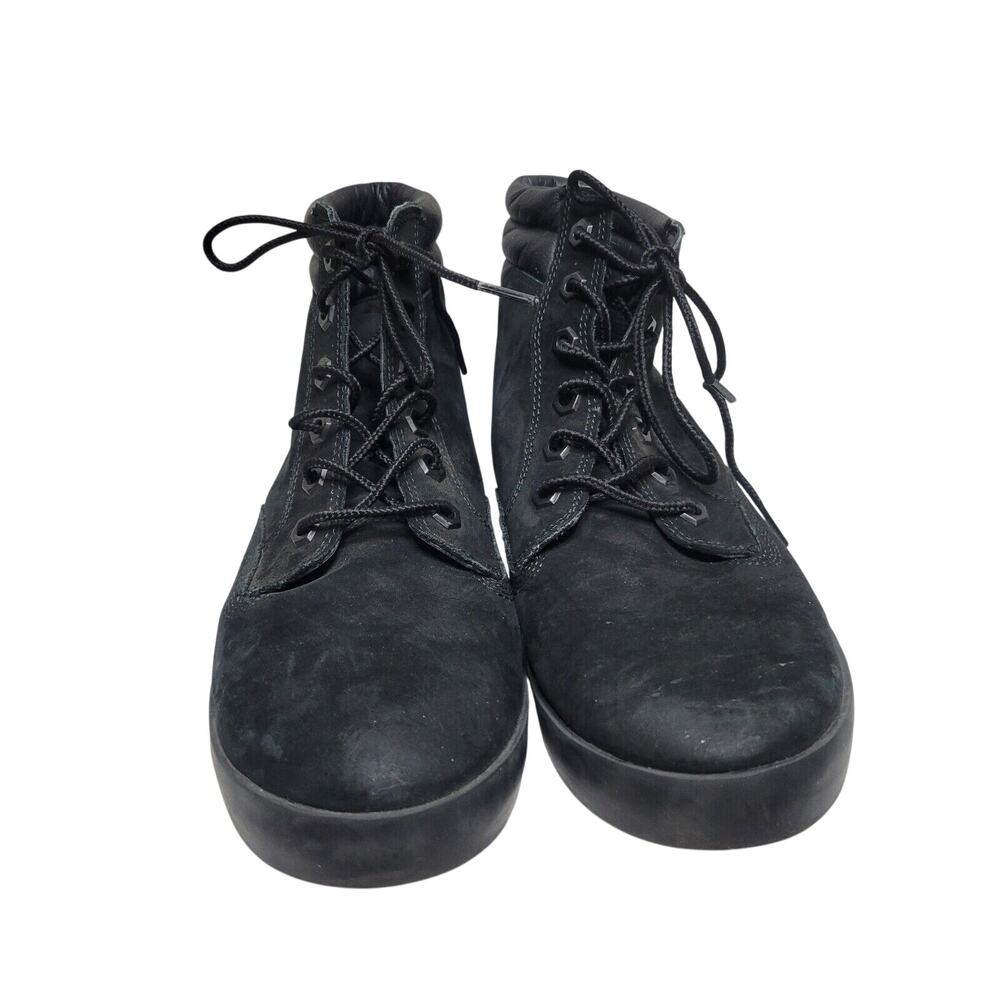 Womens Timberland Dausette Black Boots Sneakers A1KLO Black Suede Leather Sz 9
